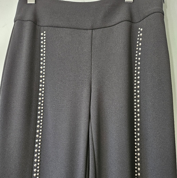 Inc. Studded Wide-Leg Black Dress Pants - Picture 2 of 5